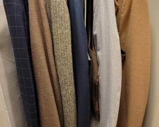 858 - Lot of Men's Suit Jackets & some slacks mostly 40L
