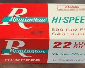 7511 - Full Box of 500 Remington 22LR Bullets
