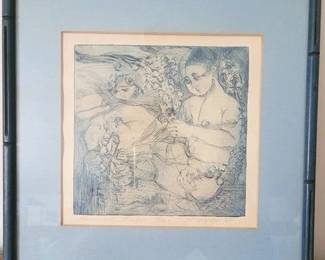 1273 - Heavenly Kings #4/20 Artwork signed & dated 1964
