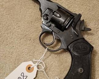 862g - Webley Mark IV War Finish Revolver s/n 106041 NO SHIPPING AVAILABLE FOR ANY GUNS All guns will be sold according to Virginia law. ONLY VA RESIDENTS can bid on PISTOLS. Any firearm purchased at auction must be picked up at C&D Family Pawn Shop, exceptions. A background check will be required with a valid ID. C&D Family Shop will charge a fee per in-state long gun or pistol of $25 for transfer and for Out-of-State long gun a $30 fee. If you live in NC, you need to provide 2 forms of ID and there will be a $25 transfer fee for long guns. Pistols available only to VA residents. Firearms will be available for pick up at a later date at the C&D Family Pawn Shop located at 646A Piney Forest Rd, Danville, VA 24540, 434.791.2366
