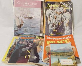 1103 - Group of News Week Magazines

