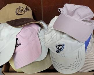 186 - Box Lot of Assorted Hats to include an Adidas Hat
