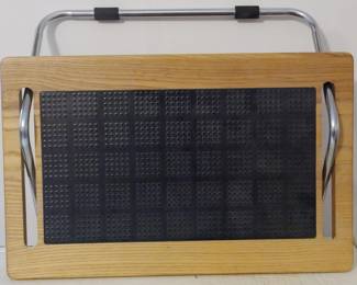 1141 - Levenger Wood Tilting Foot Rest approx 5 x 18.5 x 11.5
