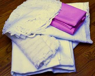 58 - Assorted Table Cloths and Linens
