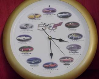 1200 - Chevrolet Corvette 50th Anniversary Clock 13" You are buying a used as-is electric/electronic item. We do not guarantee all components are present, and if it is not expressly stated, it is untested.
