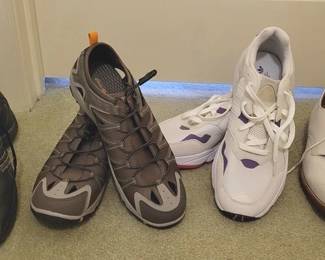834 - 4 Pairs of Men's Assorted Shoes Skechers Eddie Bauer, size 12 Adidas, size 12 J.Crew

