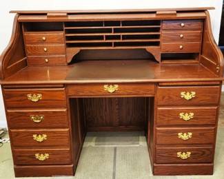 507 - Tom Seely "S" Roll Top Desk 46 x 61 x 30
