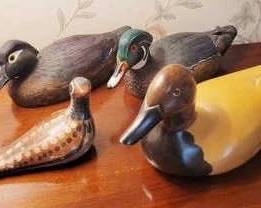228 - Wooden & Other Duck Figures
