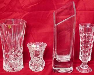 127 - 4 Glass Vases
