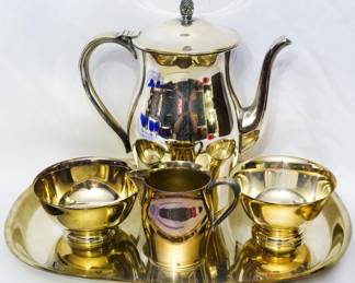 30 - William Rogers Paul Revere Silver Plate Service
