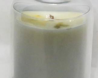 104 - Glass Dome Candle 6.5"
