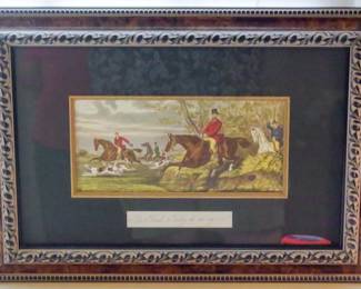 1032 - Hunting Scene Print 16x23

