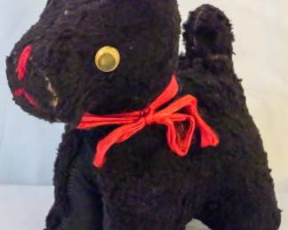 1182 - Vintage Stuffed Scotty Dog 8.5"
