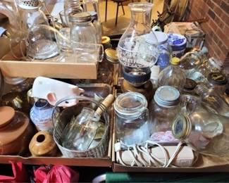 1567 - 5 Box Lots of Jars & Etc
