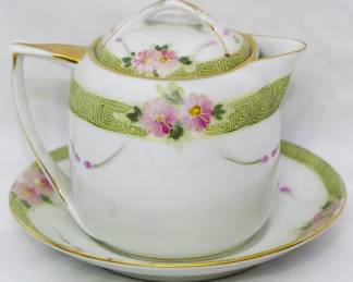 66 - Nippon Porcelain Cream Pitcher w/ Liner 5"
