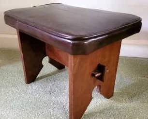 248 - Vintage Foot Stool 11 x 16 x 11
