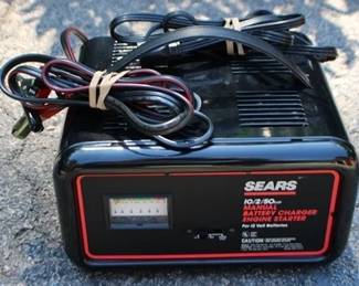 45h - Sears Battery Charger You are buying a used as-is electric/electronic item. We do not guarantee all components are present, and if it is not expressly stated, it is untested.
