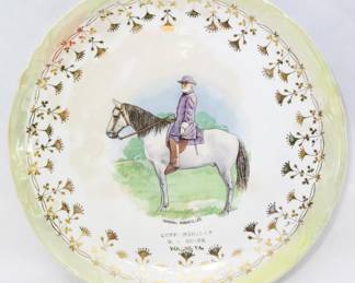 18 - Robert E Lee Decorative Plate 9.5" Clinchfield China
