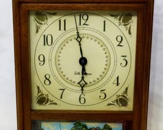 7 - Vintage Seth Thomas Clock 15" You are buying a used as-is electric/electronic item. We do not guarantee all components are present, and if it is not expressly stated, it is untested.
