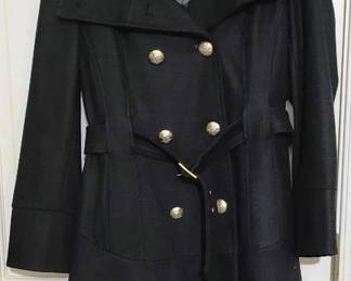 386 - Guess Double Breasted Belted Jacket size L
