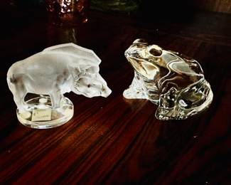 Lalique and Baccarat