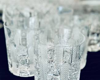 Bohemian Cut Crystal Barware