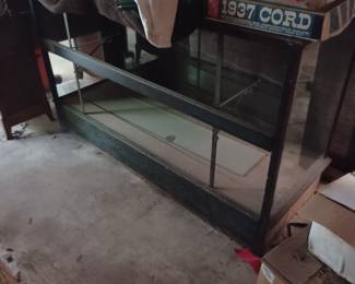Glass display case still available