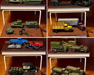 Misc. miniatures - several "Dinky Toys" WWWll era - made in England