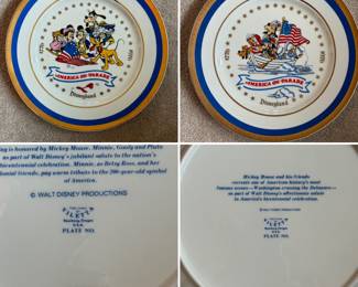 Disney "America on Parade" collector's plates
