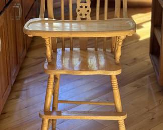 Nice wooden highchair