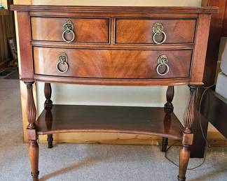 Hickory Chair side table