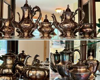 Misc. Silverplate service ware - Marlboro, Reed & Barton