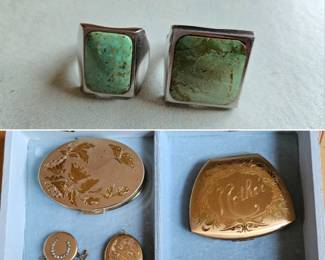 His & hers rings, collectible compacts & lockets