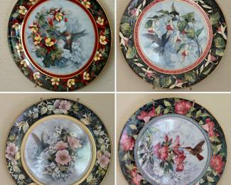 Royal Doulton Hummingbird collector's plates - The Franklin Mint