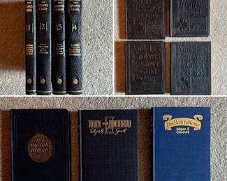 Audels Gardeners and Growers Guide 1-4 and three books by Edgar Guest