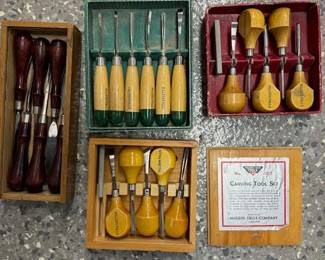 Millerfalls carving tools