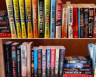 Misc novels...Jack Carr, Lee Child, WEB Griffin...