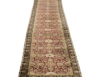 SCULPTED HALL RUNNER (2 Of 2) | Traditional Persian style corridor rug with an overall floral pattern. -  w. 47 x l. 288 in