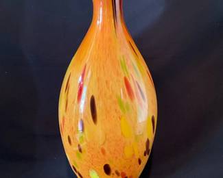 Large Art Glass Vase