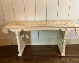 04 Drexel Cream Aviary Console
