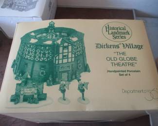 DEPARTMENT 56, DICKENS VILLAGE, THE OLD GLOBE THEATRE