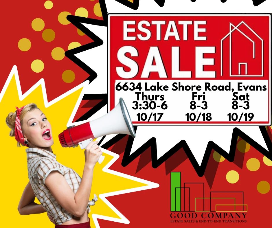 The Must Have Can Not Miss Lakeside Estate Sale! High quality home goods, rare furniture pieces, mission furniture, outdoor furniture, washer & drier, riding lawn mower, drill press, and a wood workers arsenal of large and small tools!