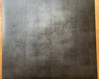 Stakmore Furniture of Owego, NY Walnut. 32" Square Vintage Folding Card / Game / Dining Table with Four Upholstered Chairs! Cult following for Stakmore!