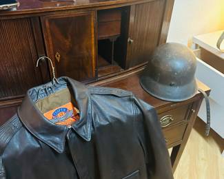 WW 2 bomber jacket
WW2 German M42 helmet