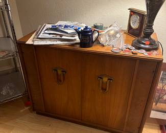 Mid century bar cabinet