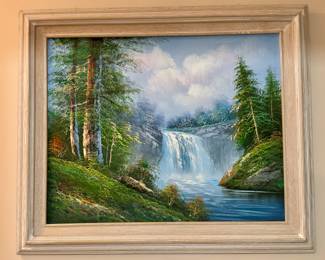 Item #13 - Waterfall Painting - $10