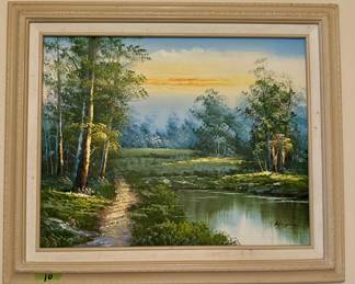 Item #14 - Lake Painting by Kingman - $10