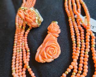 Beautiful vintage coral