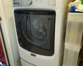 Maytag washer and dryer with bases