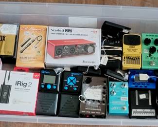 3 long boxes full  of mini amps.